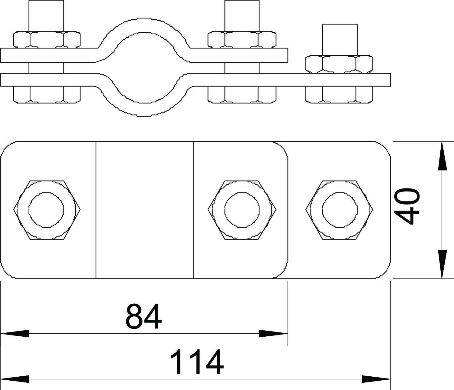 Maandusklamber 2730/20 FT 20mm ribaterasele - Image 2