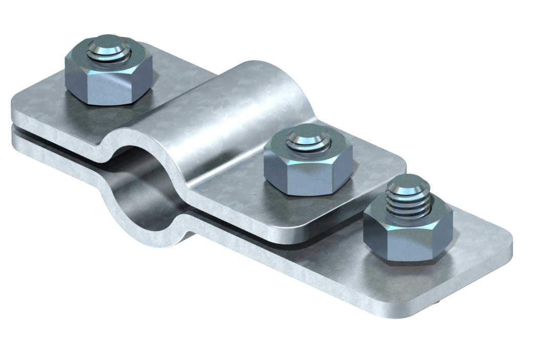 Maandusklamber 2730/20 FT 20mm ribaterasele