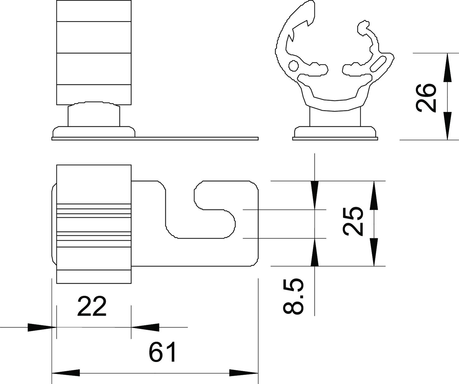 Katusejuhihoidik 159/K-VA RD8-10 - Image 2
