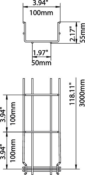 Korvrenn GRM 55/100 55m*100mm, 3m - Image 2