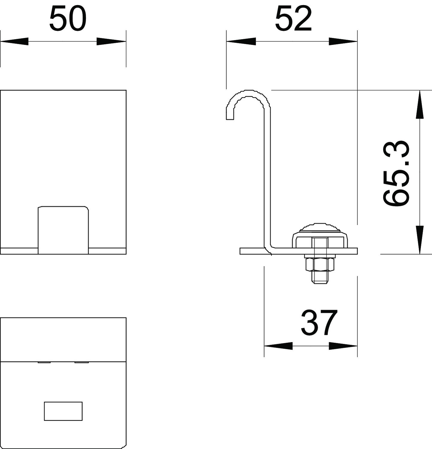 T- ja Ristühendus, LAS 60 FS, OBO - Image 2