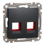 Arvutipesa keskplaat 2ne RJ45 CAT5/CAT6 antratsiit Sedna