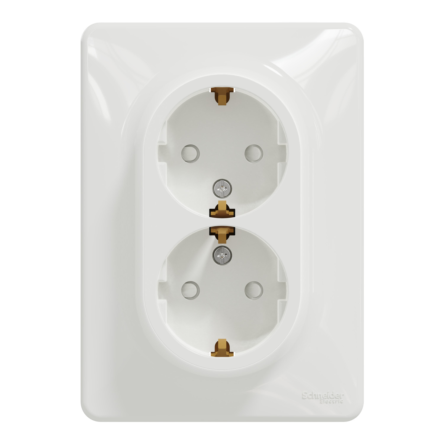 Pistikupesa 2ne süv. maandusega valge Sedna - Image 2