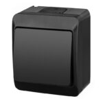 Veksellüliti HERMES, pinnapealne, IP44, must