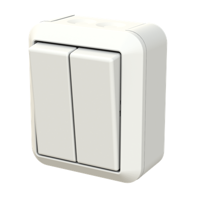 Grupilüliti pinnapealne, 16A, IP44, valge, Kosti