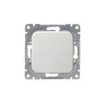 Veksellüliti süvistatav, klahviga, 16A, valge, Jussi