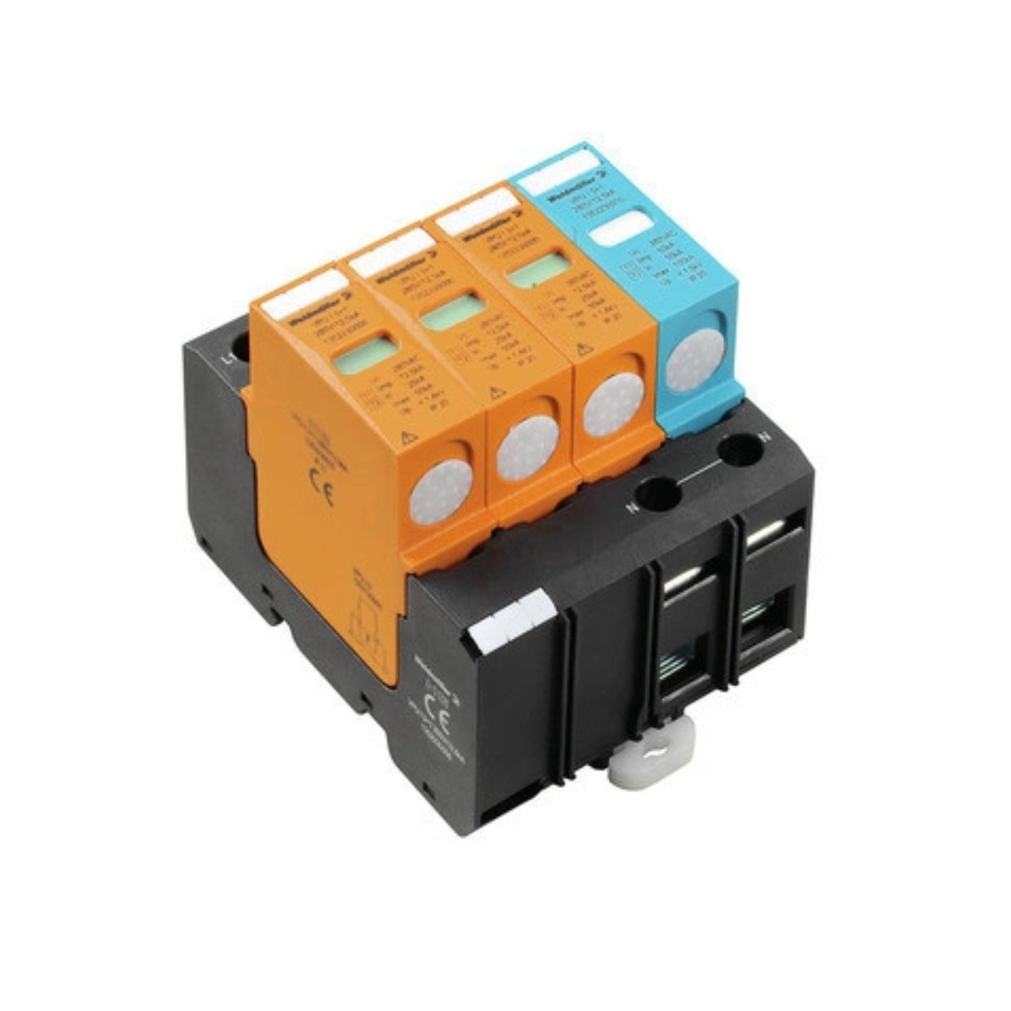 Liigpingepiirik VPU1, 3P+N, T1+T2, 280V, Iimp12,5kA, In25kA, Weidmüller