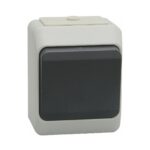 Veksellüliti pinnapealne, hall, IP44, Malmbergs