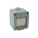 Grupilüliti, pinnapealne, hall, IP55, kaanega, Famatel