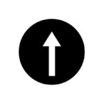 M22-XDS-X7, Nupu kate, noole sümboliga, madal, must, Eaton