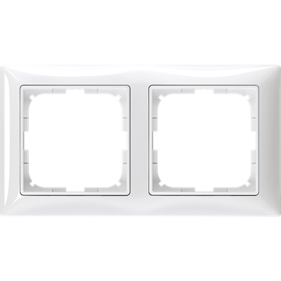 Raam, 2-ne, alpivalge, Basic55