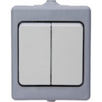 Grupilüliti, pinnapealne, hall, IP44, KOPP