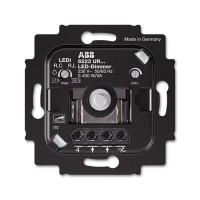 LED pöörddimmer 2-400W, veksel, Basic55