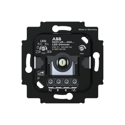 LED pöörddimmer, 2-200W, veksel, Basic55