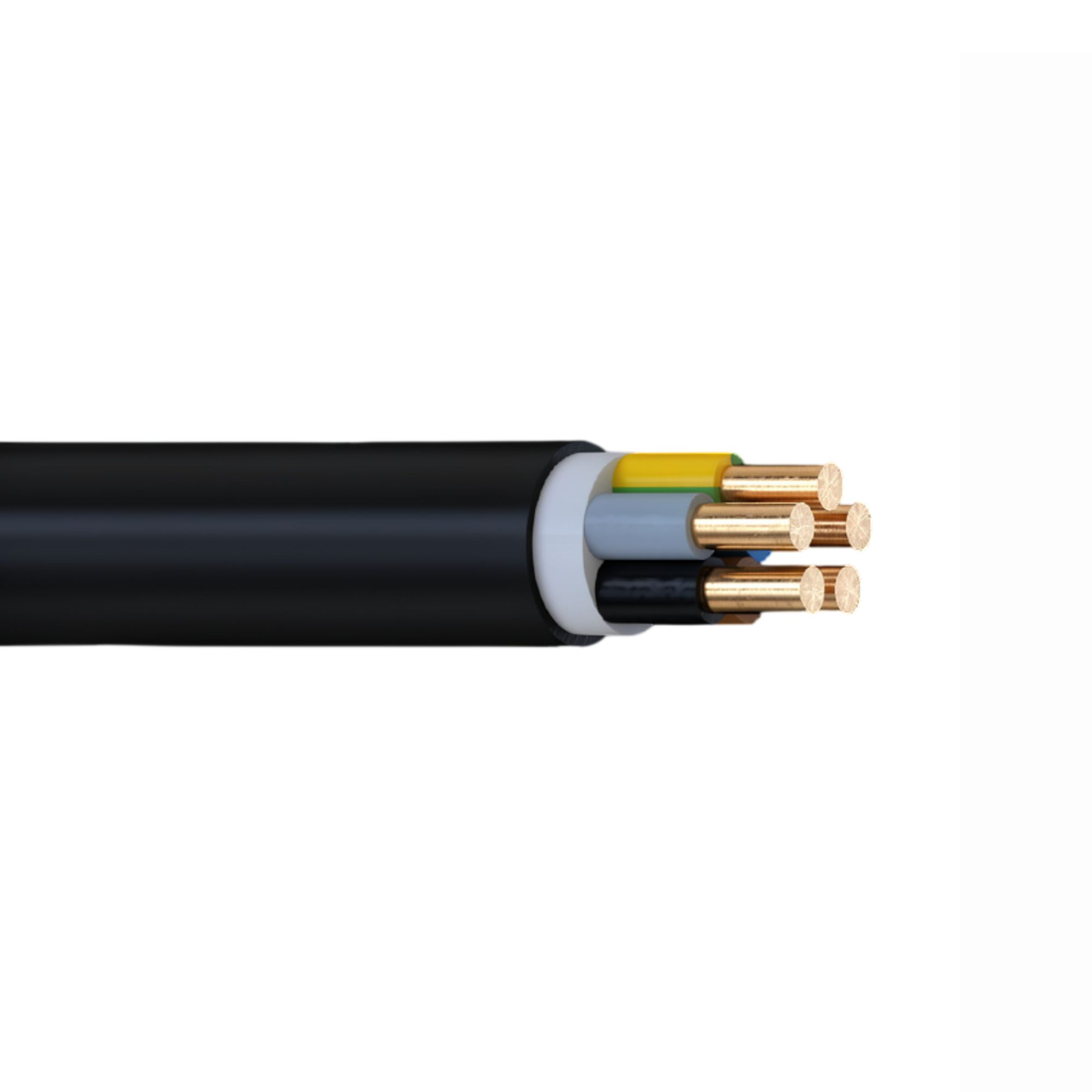 Maajõukaabel CYKY-J 5G1.5, must, Eca