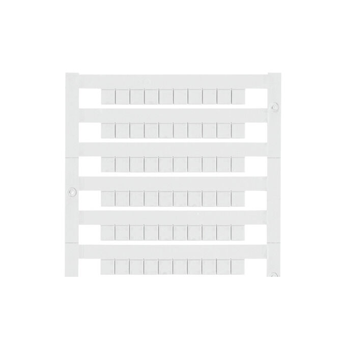 Riviklemmi märgis DEK 5/5 MC NE WS, 10tk reas, valge, Weidmüller