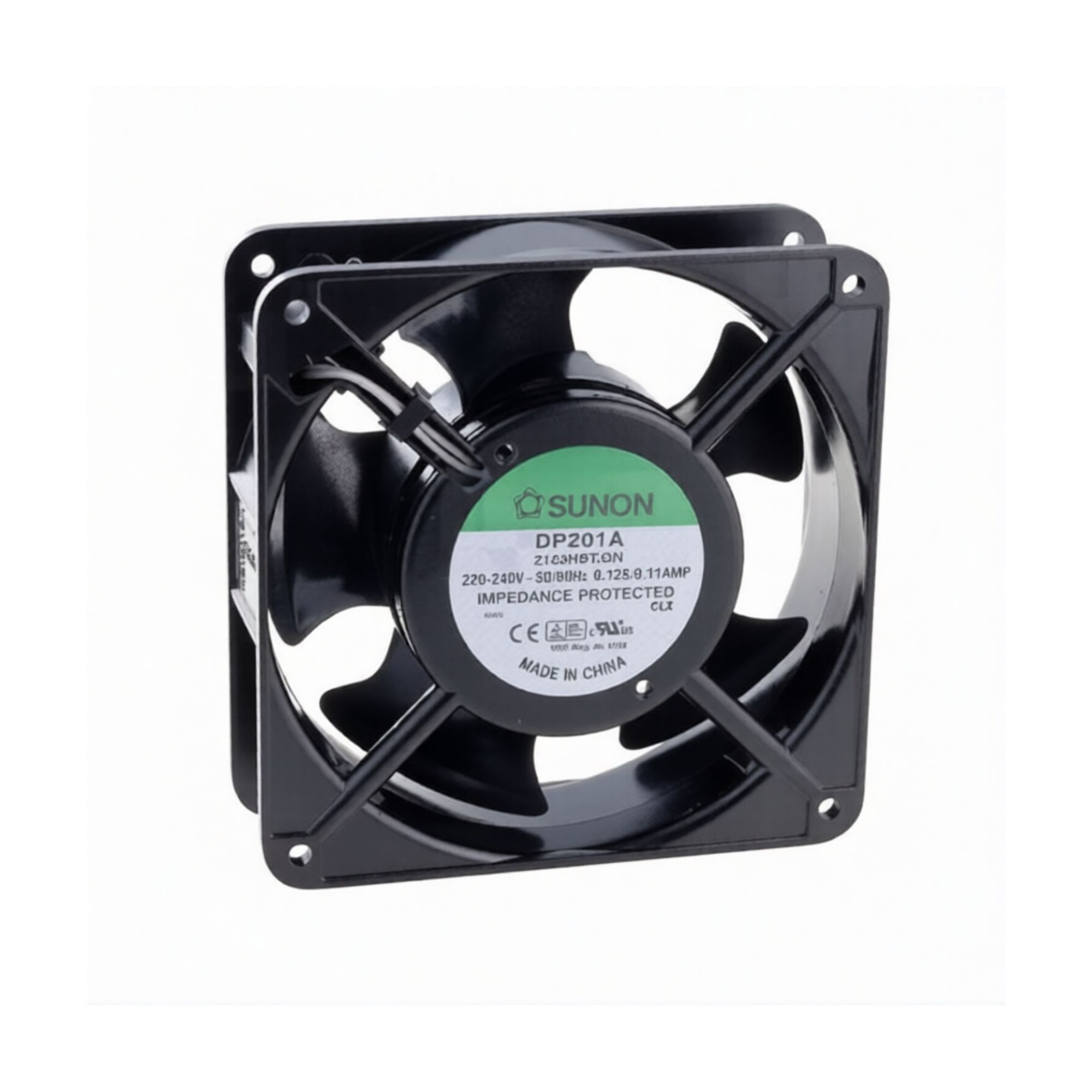 Ventilaator DP201A2123HBT.GN, 120x120x38mm, 180m3/h, 230VAC, 20W, SUNON