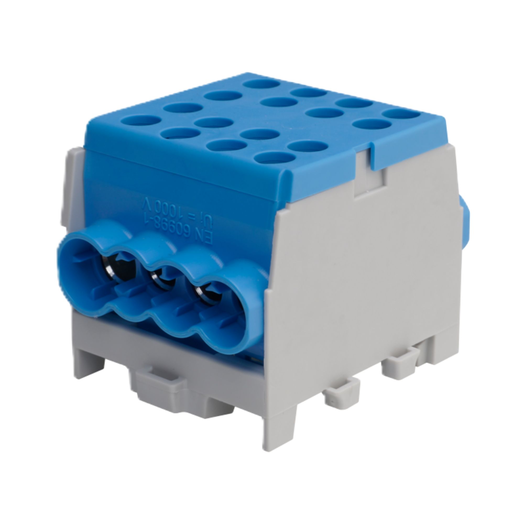 Hargnemisklemm HLAK 35 1/6 M2, Al/Cu, 2x35mm2 + 6x25mm2, sinine, Pollmann