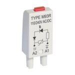 LED M93R, 110/230V AC/DC, punane, pesale CZS80, Relpol