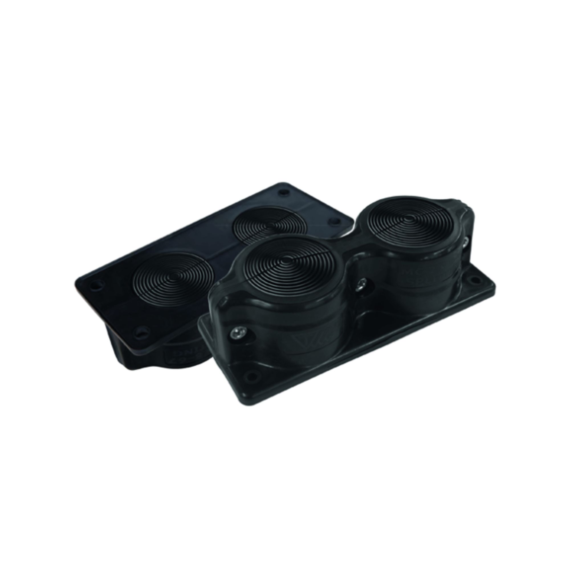 Läbiviik MC-2, 2*8-64mm, IP55, avatav, must