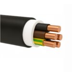 Jõukaabel N2XH-J 5*16mm2, HF, 1kV, must, B2CA