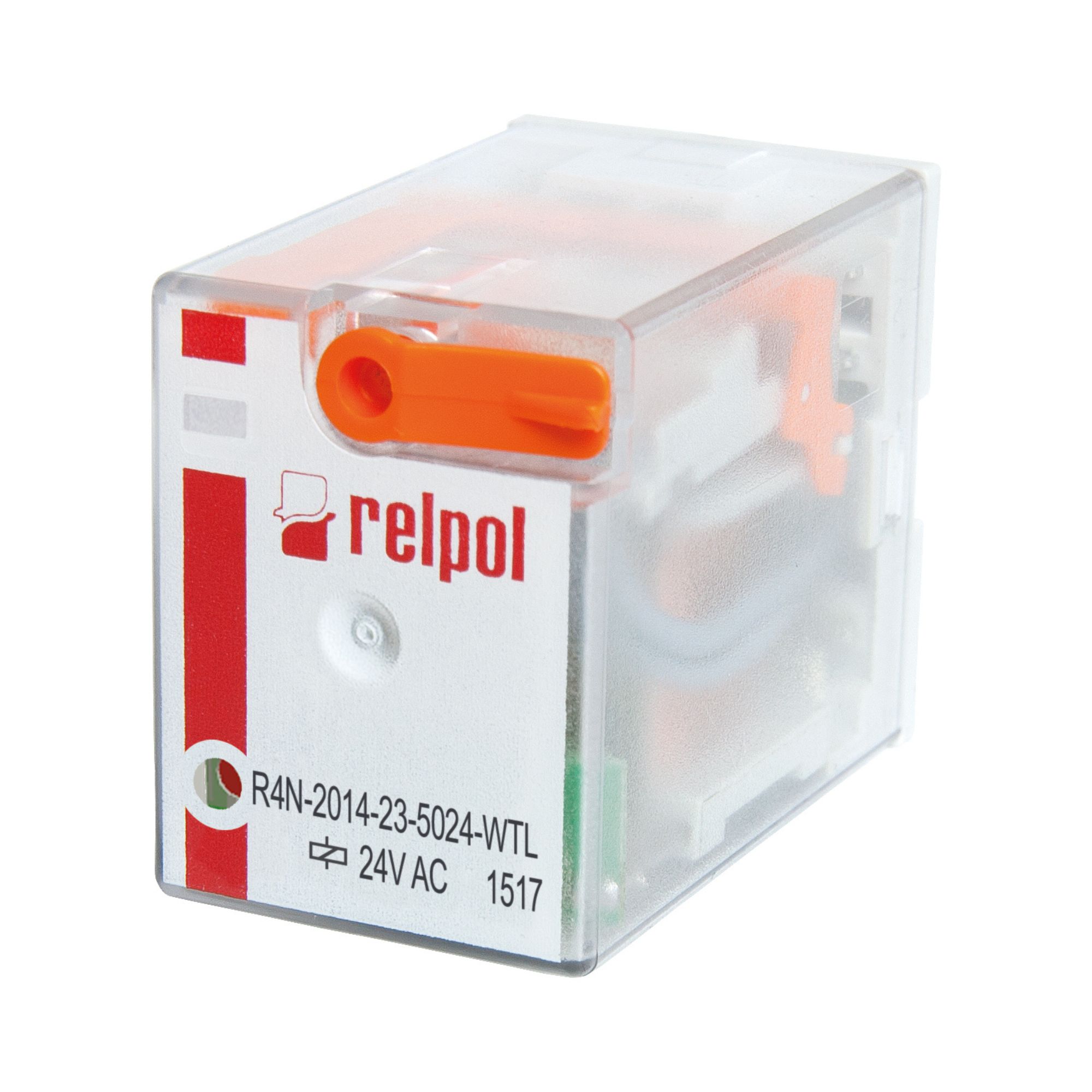Relee R4N-2014-23-5024-WTL, 24VAC, Relpol