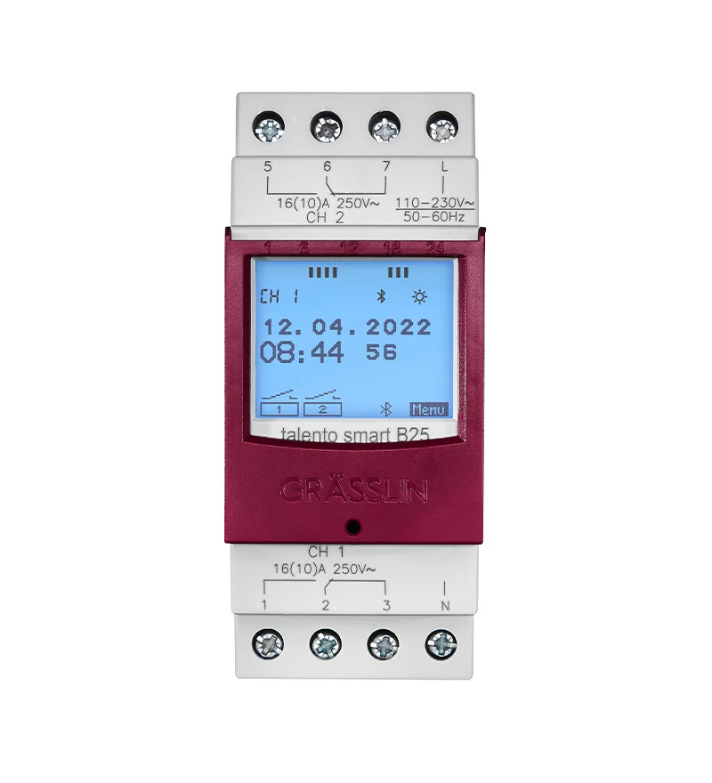 Programmkell Talento Smart B25, 2 kanaliga, Grässlin - Image 2