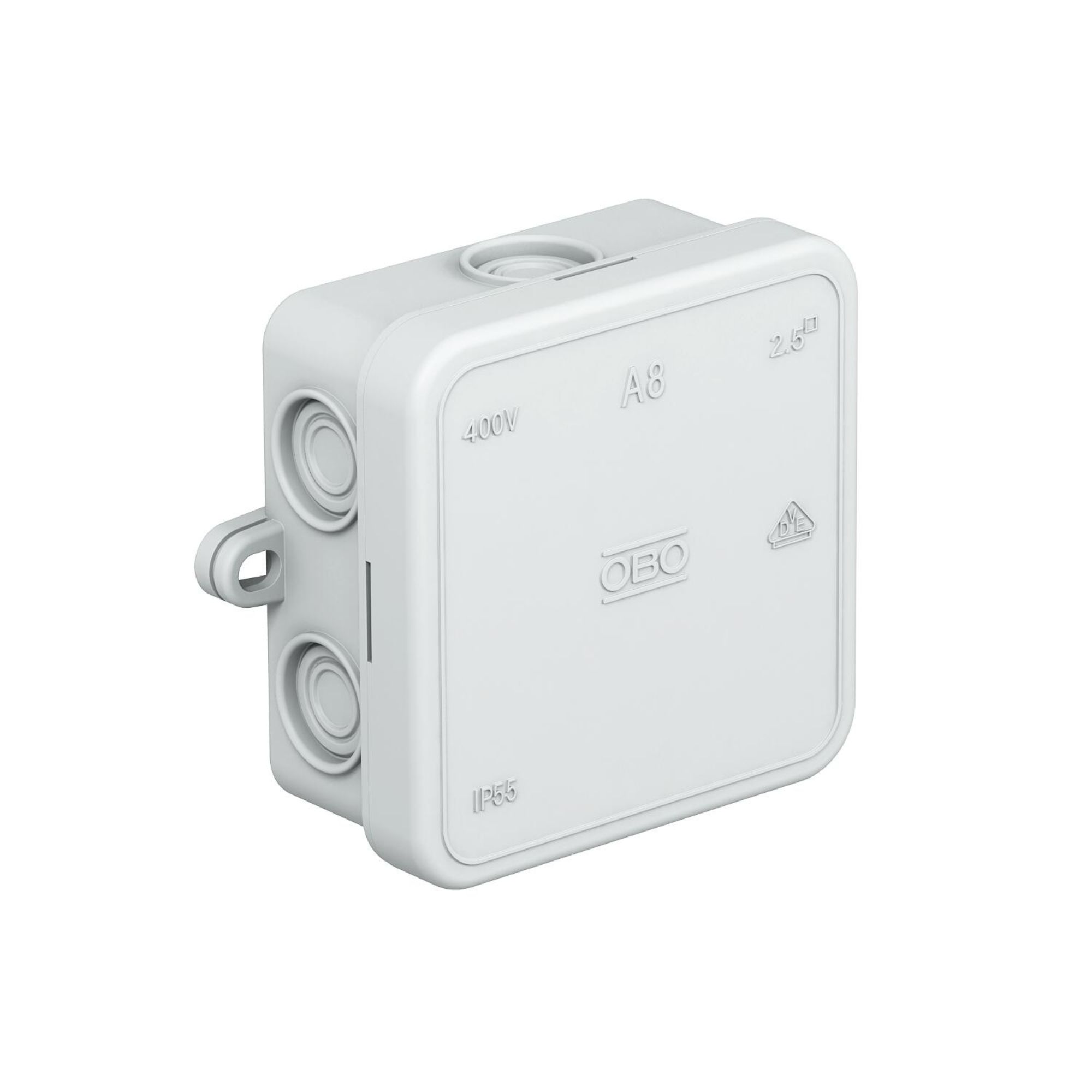 Harukarp A8, IP55, hall, klemmliistuta, OBO