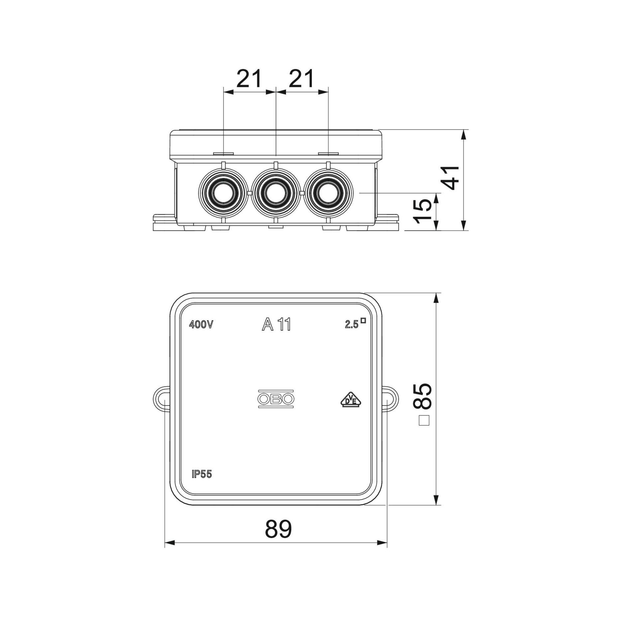 Harukarp A11, IP55, hall, OBO - Image 2