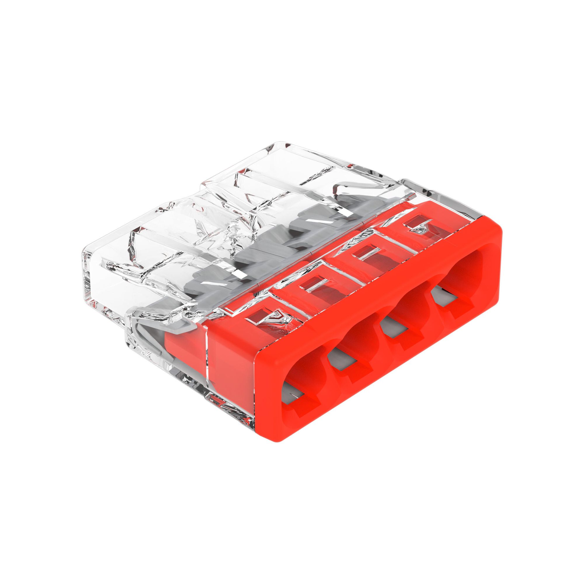 Wago liide PUSH WIRE, 4ne, 0,5-2,5mm2, jäigale juhtmele