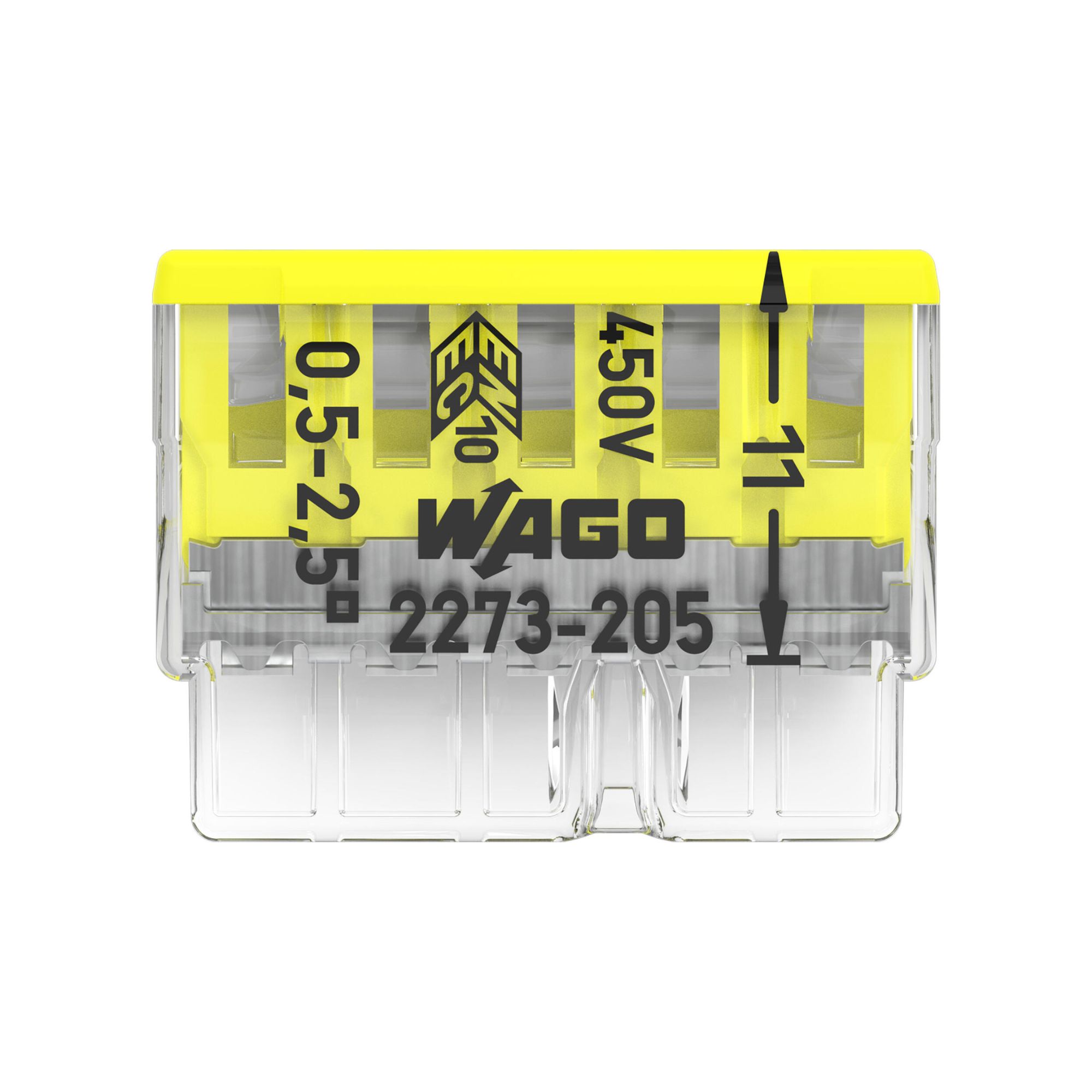 Wago liide PUSH WIRE, 5ne, 0,5-2,5mm2, jäigale juhtmele - Image 4