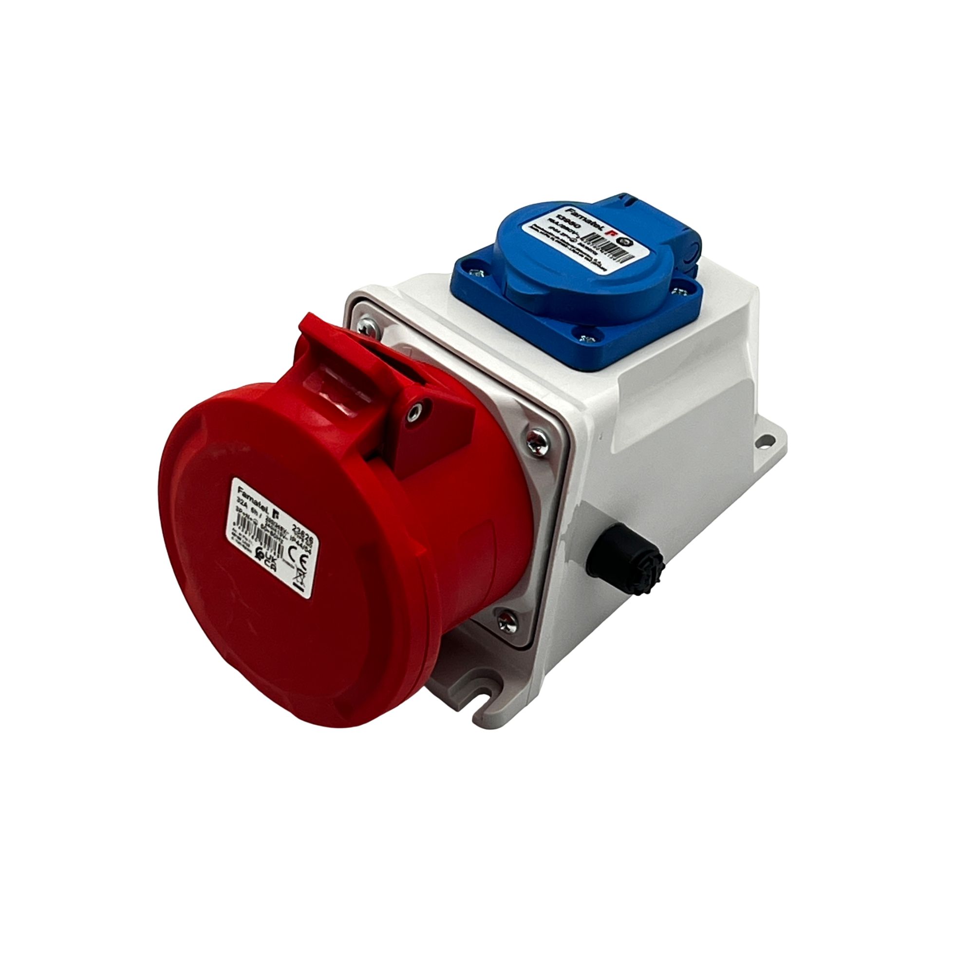 Kombipesa seinale 5*32A + 230V, IP54