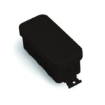 Harukarp 90x43mm, IP55, must, UV- kindel, Famatel