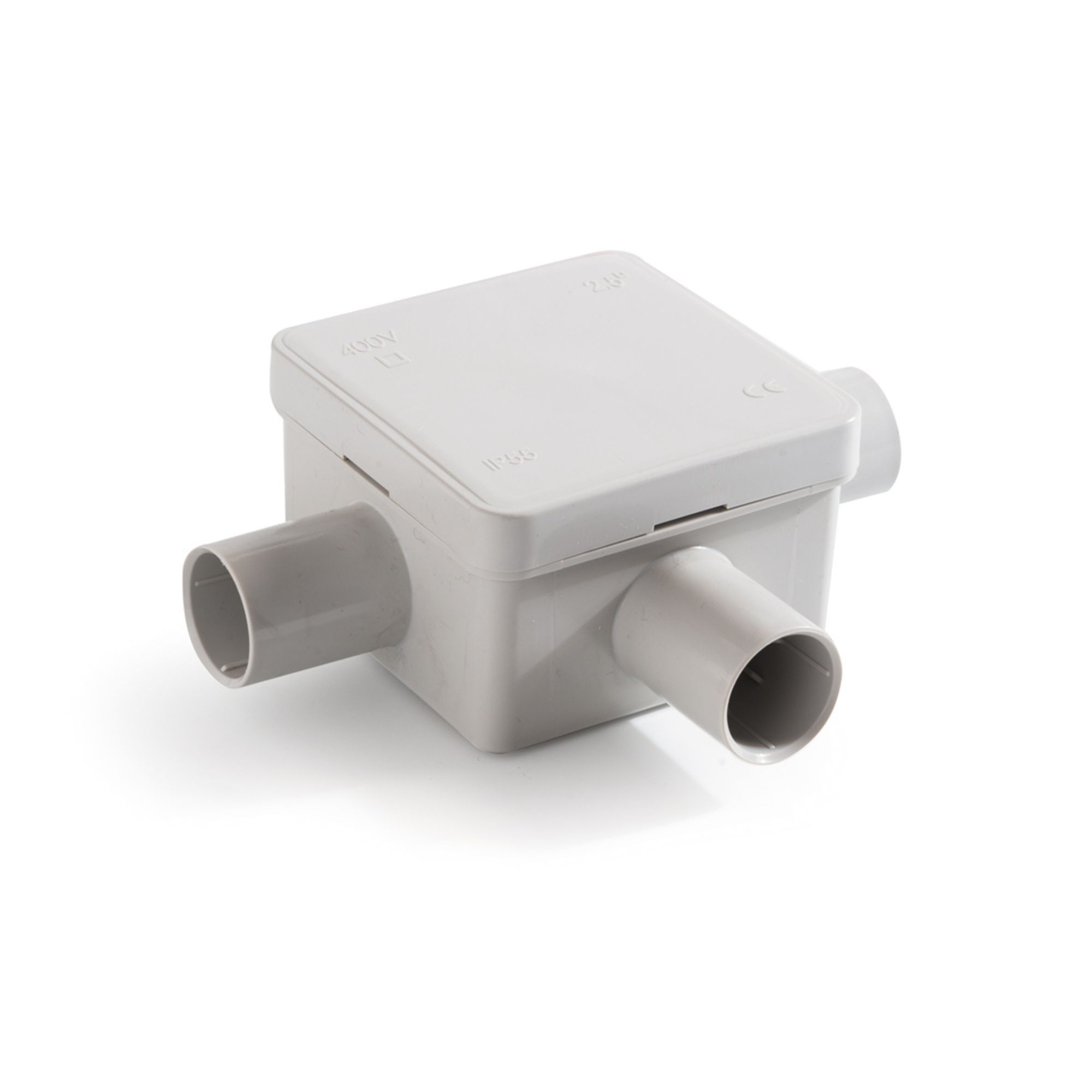 Harukarp 75*75mm, 3 otseliidet kaablitorudele 20 või 25mm, IP55, Famatel
