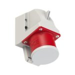 Seinapistik 5x32A, klapiga, IP44, PCE