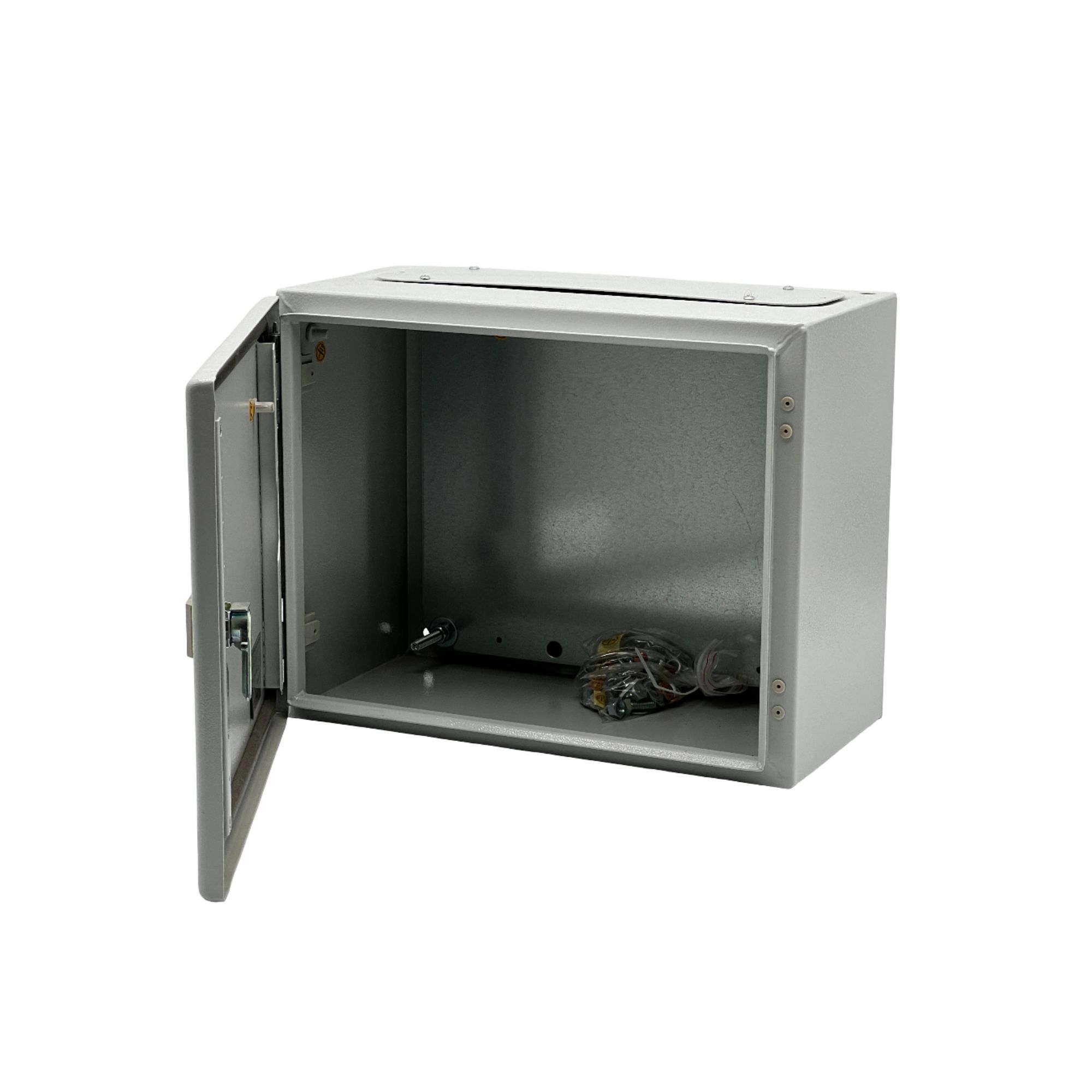 Metallkilp montaažiplaadiga 380*300*210, IP55, hall