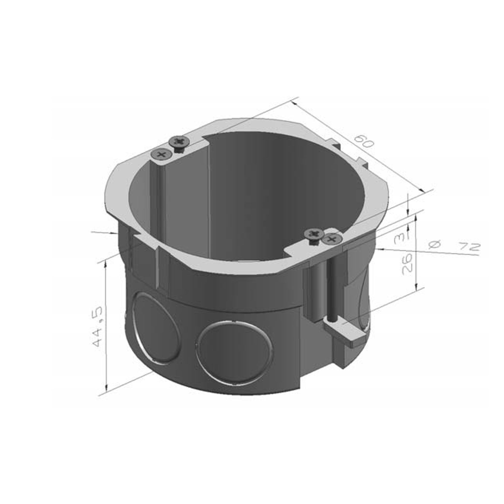 Harutoos EKK-7, plaatseina, D=72mm, liidetav, ENKO - Image 2
