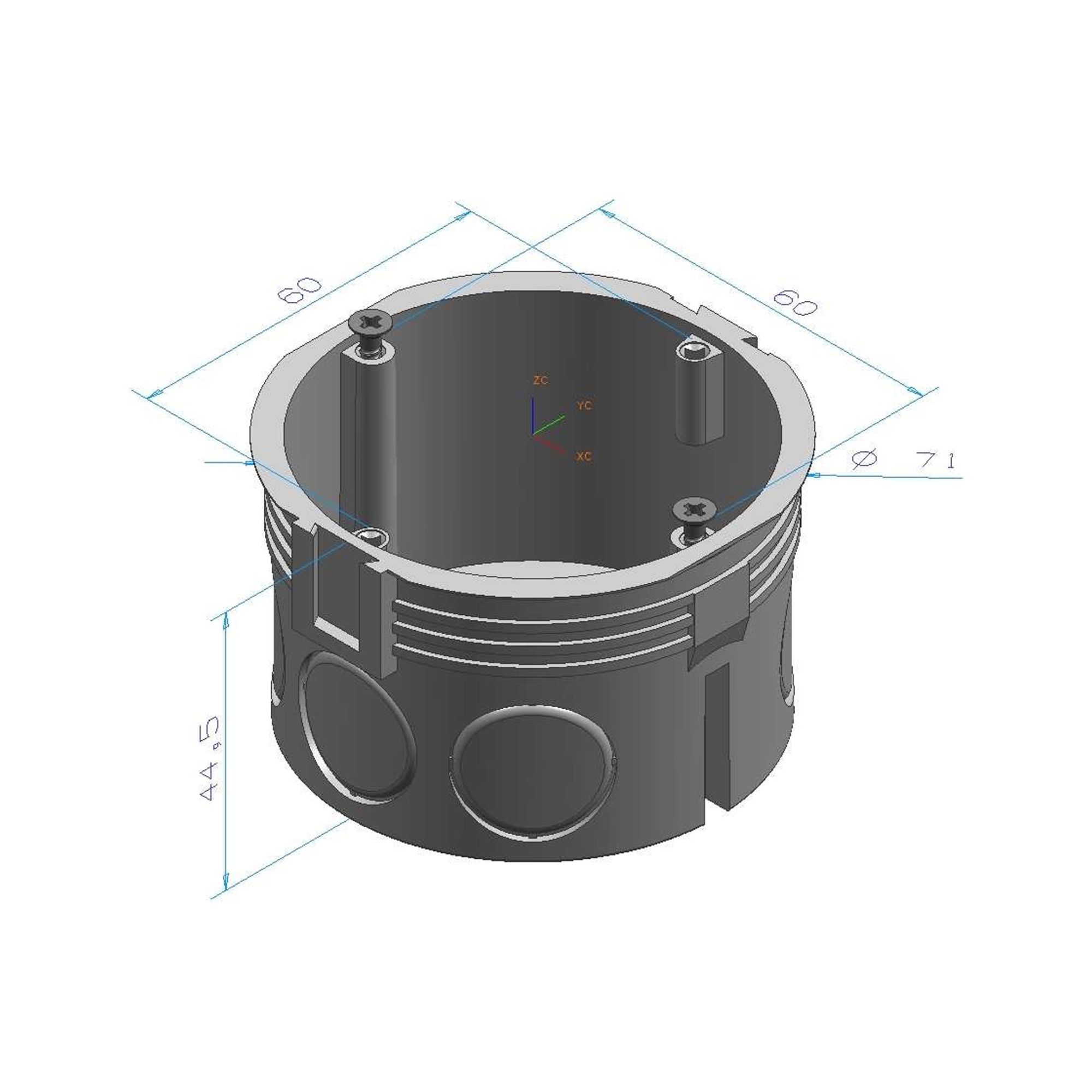 Harutoos EKK 8, kiviseina, D=71mm - Image 2
