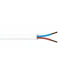 Painduv kaabel MSK 2X0.75mm2, H05VV-F, ümar, valge, Eca