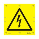 Hoiatusmärk elektrioht 150x150mm, metallist