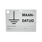 Hoiatusmärk “Maandatud” 150x110mm, plastikust