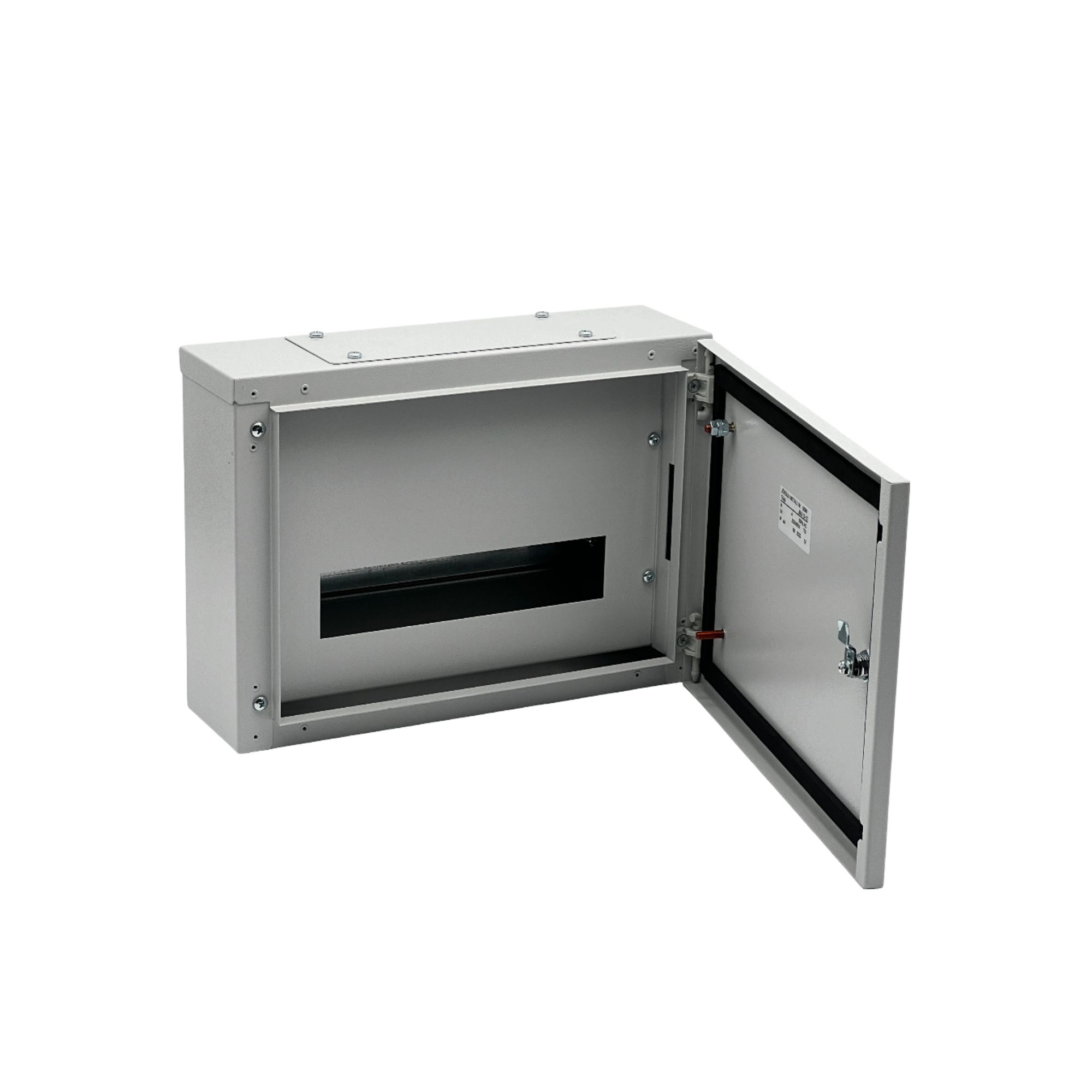 Jaotuskilp JXJ12, 12 moodulit, 1 rida, IP44, metall, hall