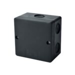 Harukarp KSK 80, IP66, 80*80*50mm, must, UV-kindel, HF
