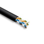 Arvutivõrgukaabel UTP CAT5E, 4*2*0,5mm2, välis, must, Fca