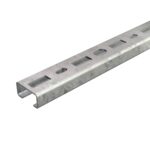 Profiillatt 30x15mm, perforeeritud, ava laius 16mm, 2m