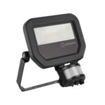LED prožektor FL PFM 10W/4000K, 1200lm, sensoriga, IP65, must, Ledvance