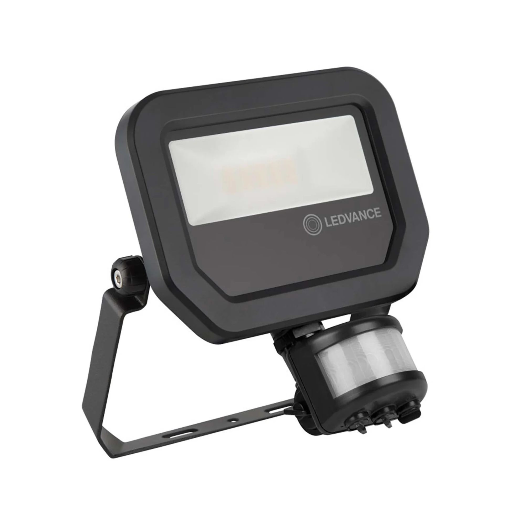 LED prožektor FL PFM 10W/4000K, 1200lm, sensoriga, IP65, must, Ledvance