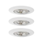 Ripplaevalgusti kompl. SKYE TILT, 3x5W/830, 3x450lm, IP20, valge, Airam