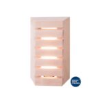 LED Saunavalgusti Saunaled Vert, 8W, 2700K, 500lm, IP65, +5..+60C, Airam