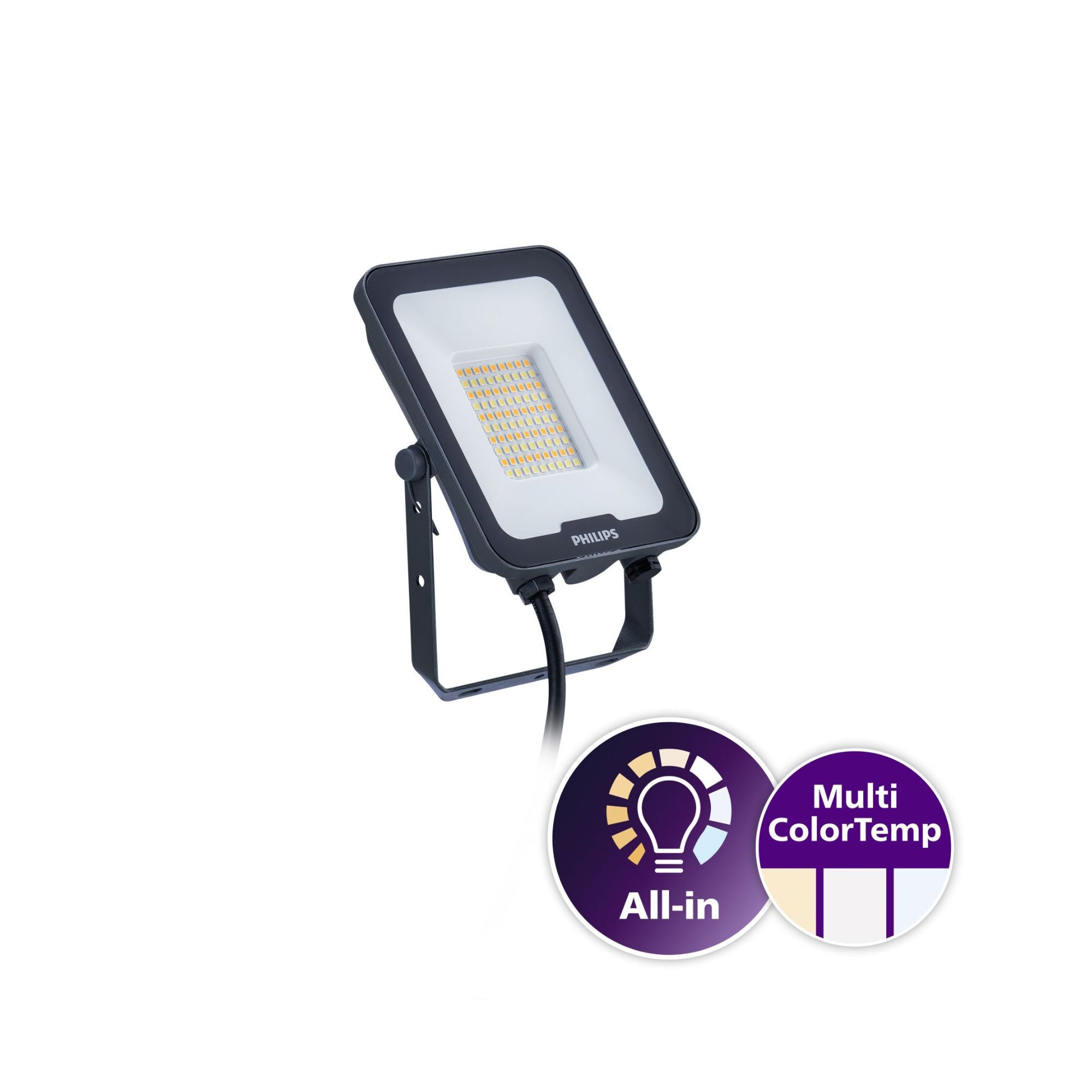 LED prožektor BVP167, 50W, 5500/6000lm, 3000K / 4000K / 6500K, Philips